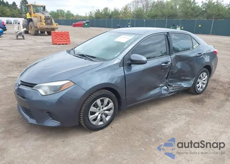2015 Toyota Corolla Le from USA, damaged, VIN 2T1BURHE2FC448935